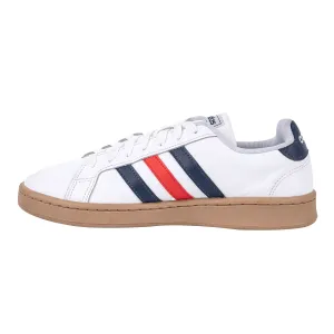 Adidas Grand Court Low-Top Sneakers Leather White Colour For Men