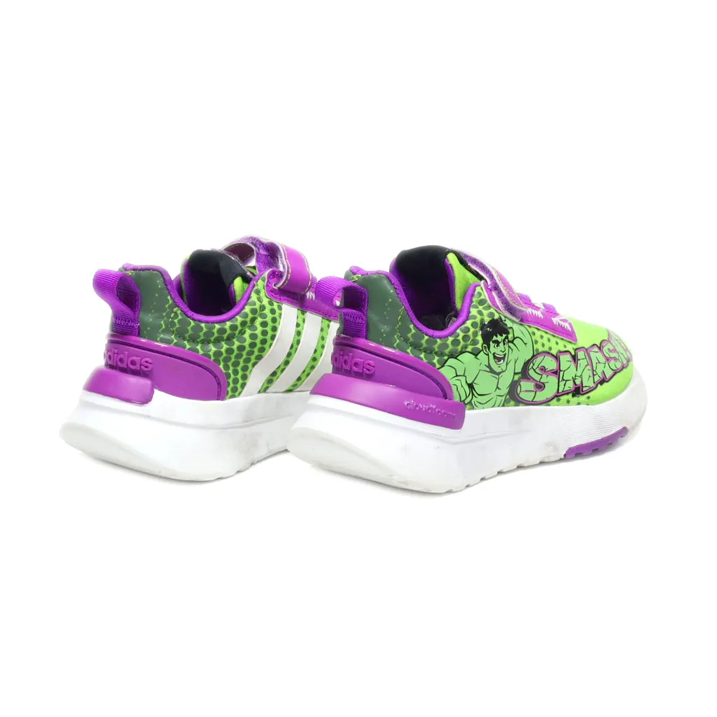 Adidas Marvel Super Hero Adventures Hulk Racer Tr21 Sport Shoes Fabric Multicolour Colour For Kids