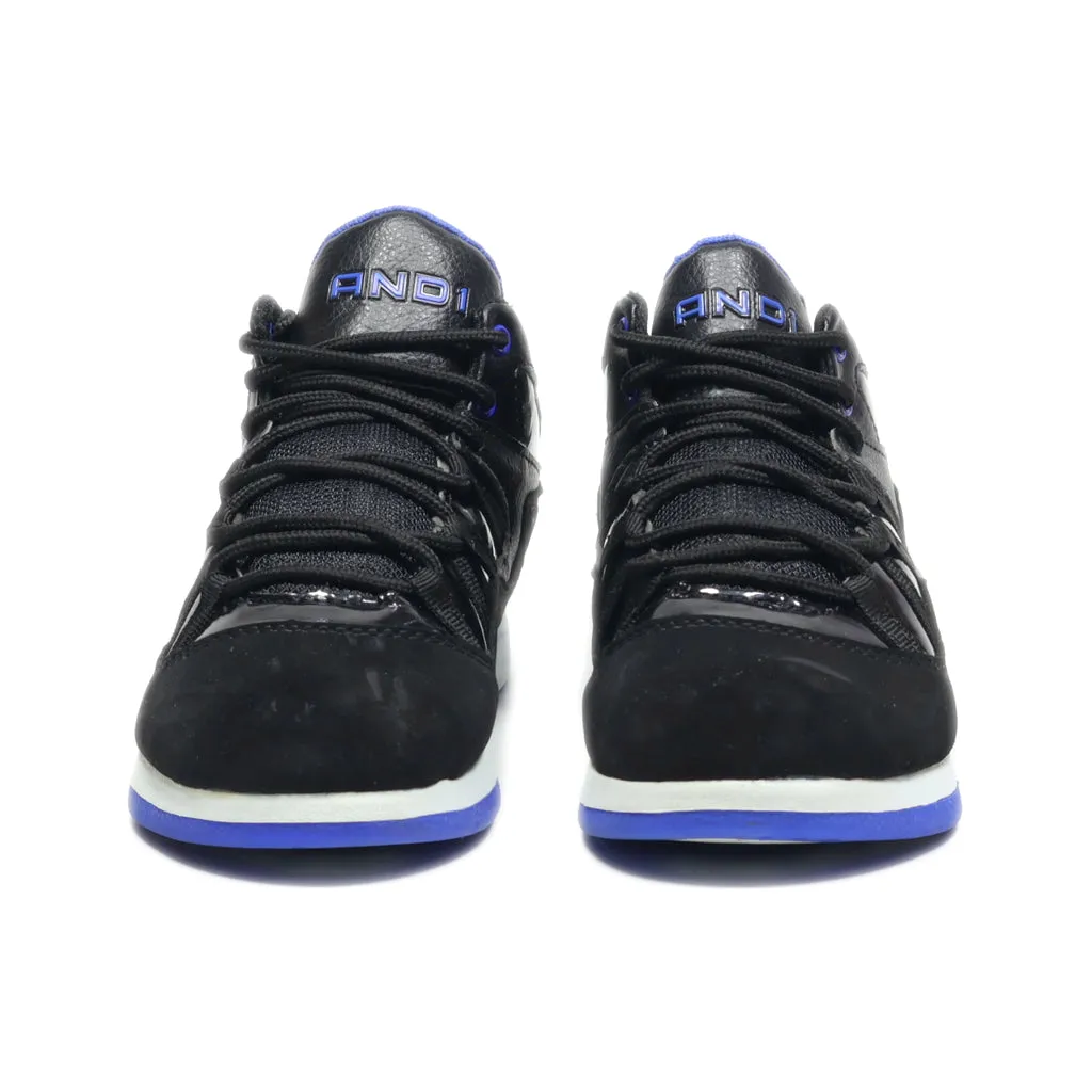 And1 Sport Shoes Leather Black Colour For Kids