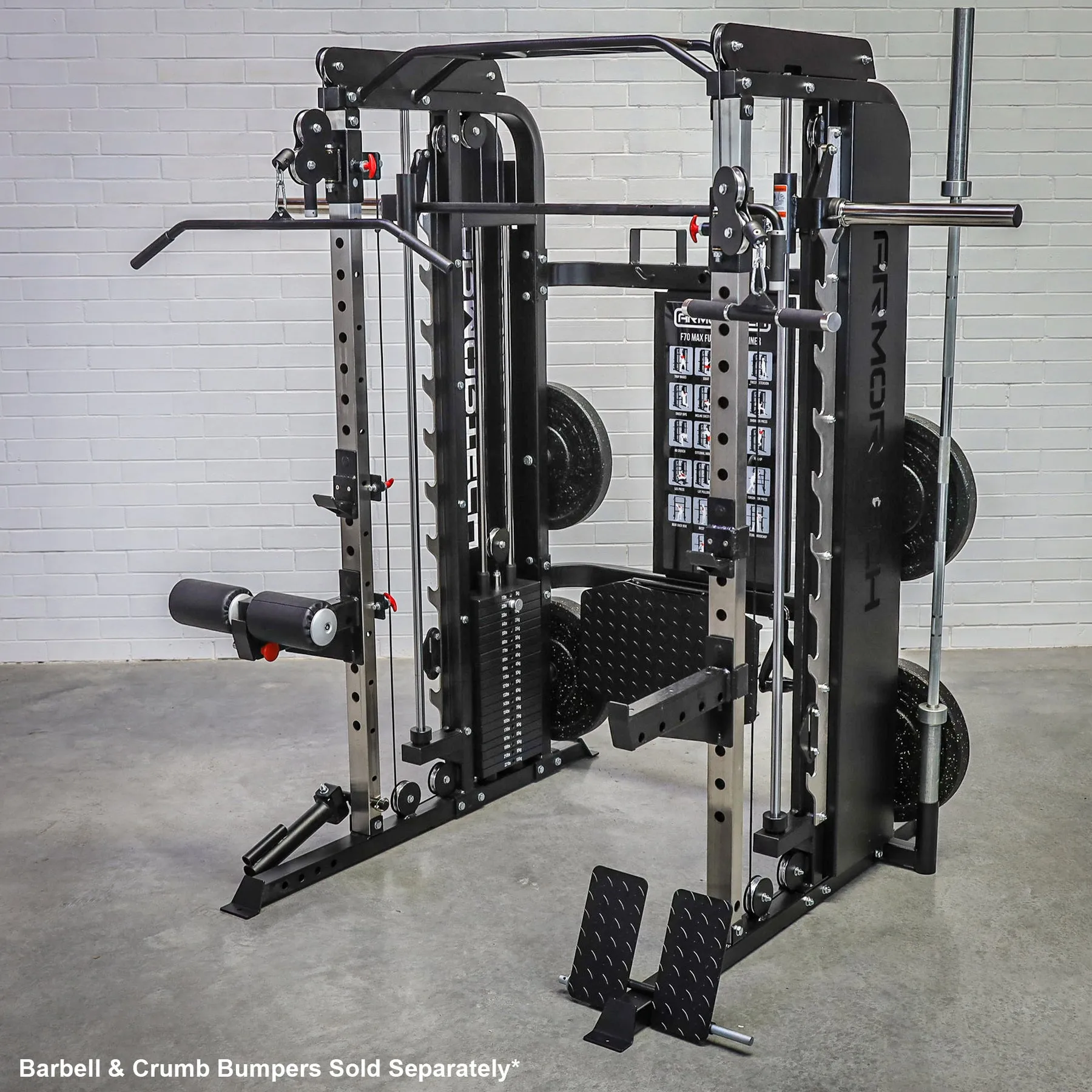 Sure, heres an optimized title for the product:

Armortech F70 Max Multi-Functional Trainer with Premium Attachments for Versatile Home Workouts