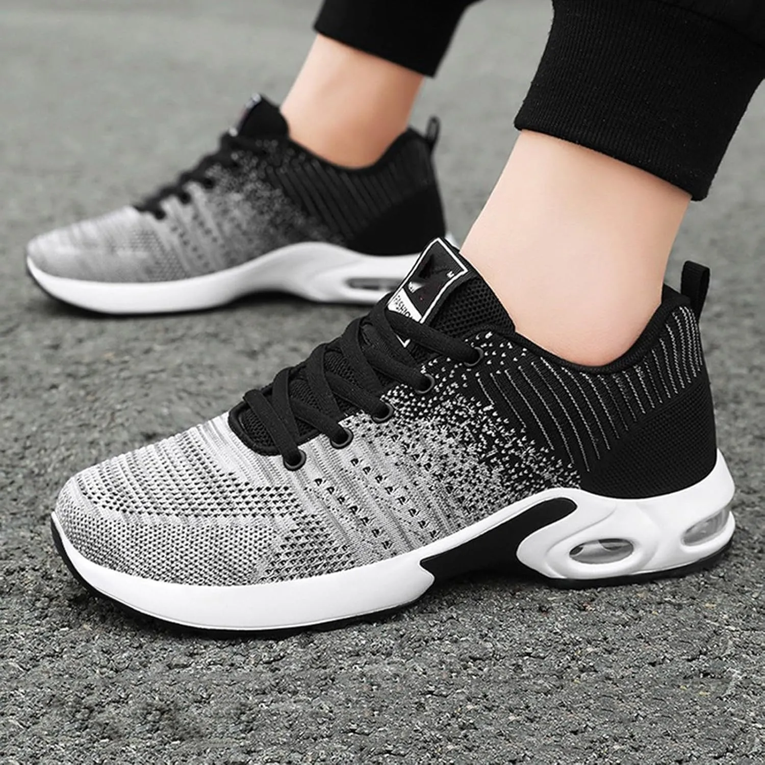 Cathalem Womens Orthopedic Sneakers Air Cushion Running Shoes Walking Shoes Mesh Gym Fashion Sneakers Athletic Comfortable