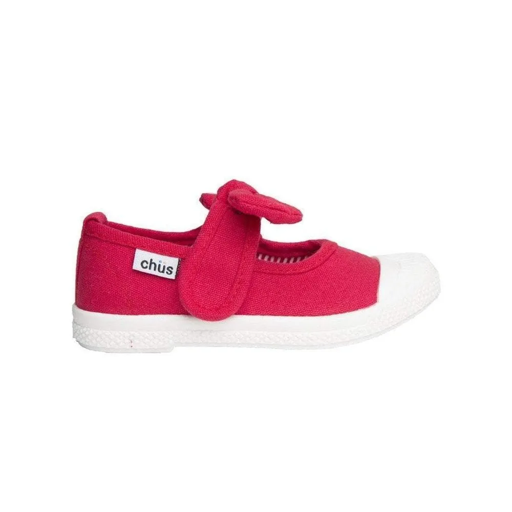 Chus Athena Bow Shoe Red