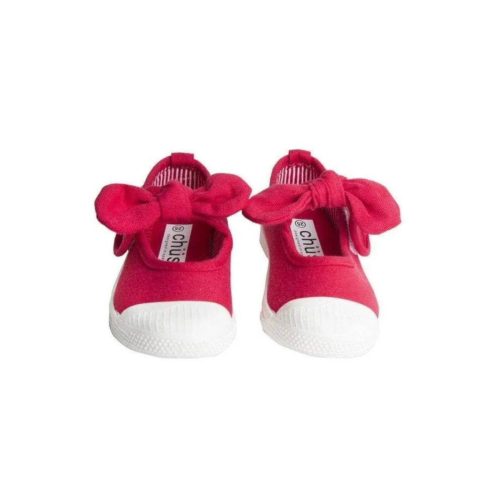 Chus Athena Bow Shoe Red