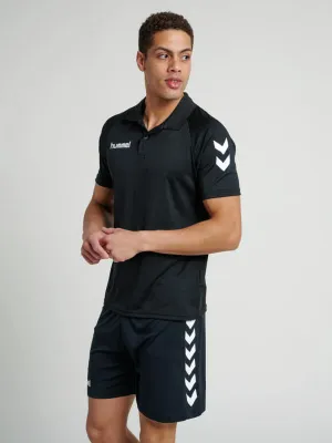 Core functional Polo Neck Half Sleeve Solid Regular fit Polyester T-shirt for Men Comfortable Breathable Fabric Stretchable for Everyday Use Ideal for Yoga Training Gym Running or Performance