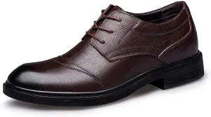 Dress Shoes Man Business Leather Casual Social Shoe for Men Pointed Toe Elegant and Classic Fashion Breathable Prom Business Wedding Dress Shoes