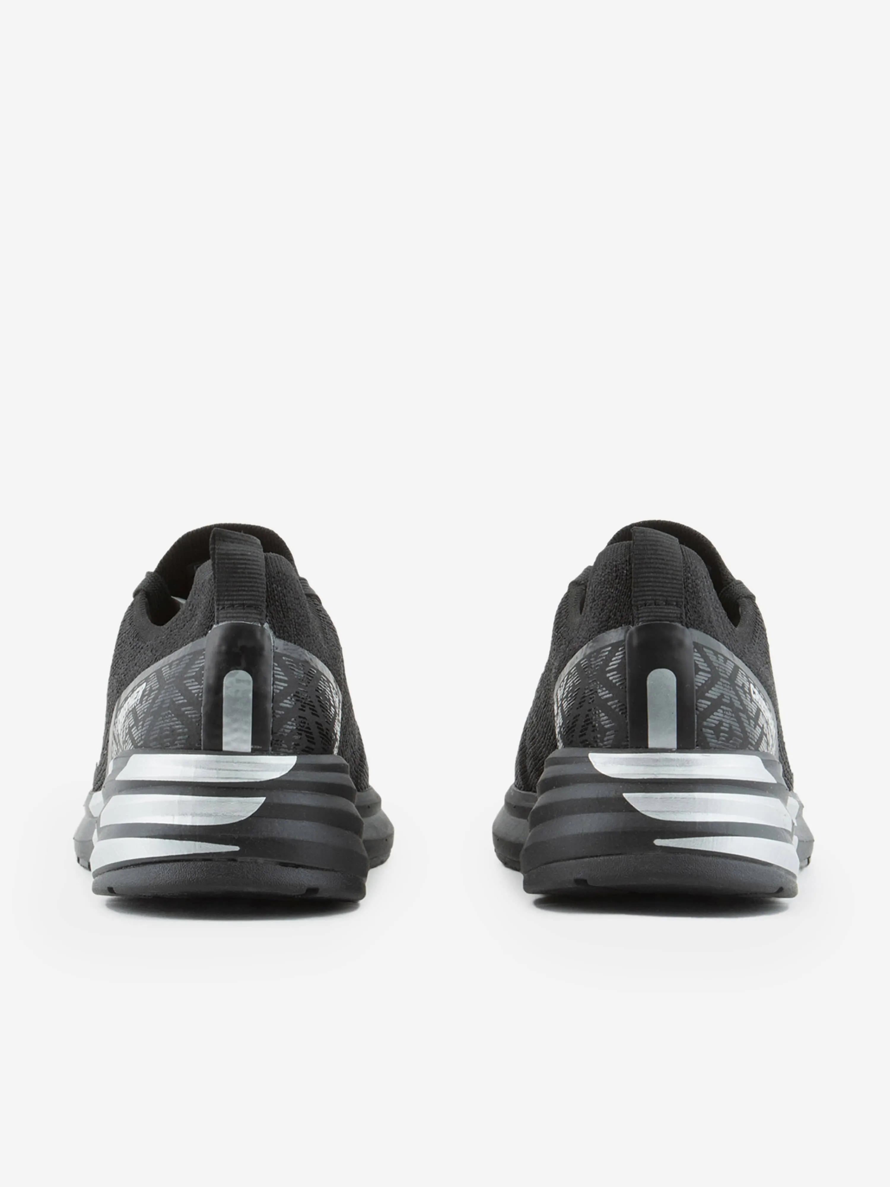 EA7 Emporio Armani Kids Logo Trainers in Black
