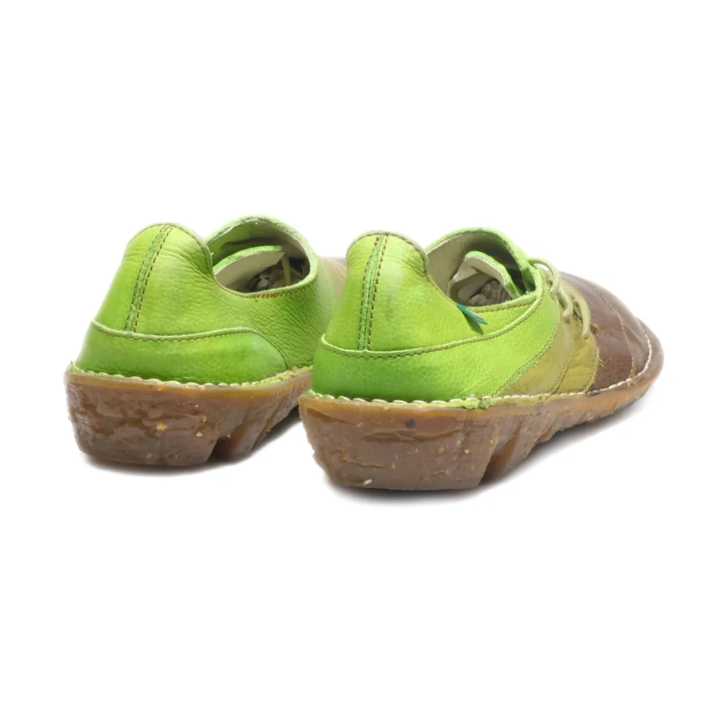 El Naturalista Slip Ons Leather Multicolour Colour For Women