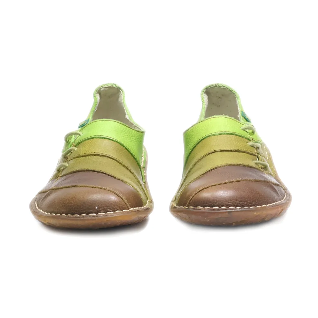 El Naturalista Slip Ons Leather Multicolour Colour For Women