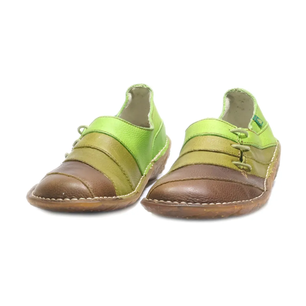 El Naturalista Slip Ons Leather Multicolour Colour For Women