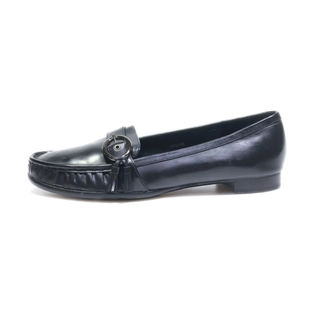 Esprit Loafers Leather Black Colour For Women