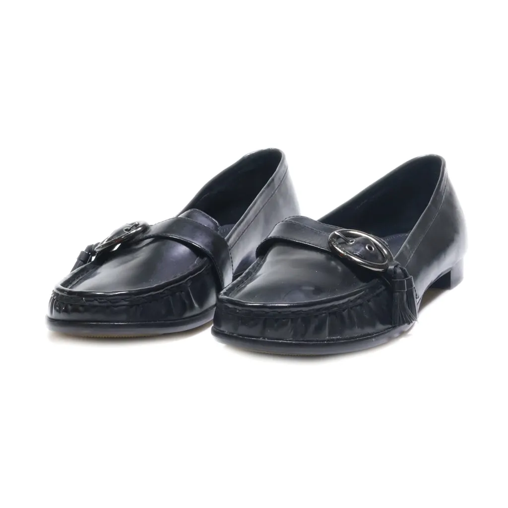 Esprit Loafers Leather Black Colour For Women