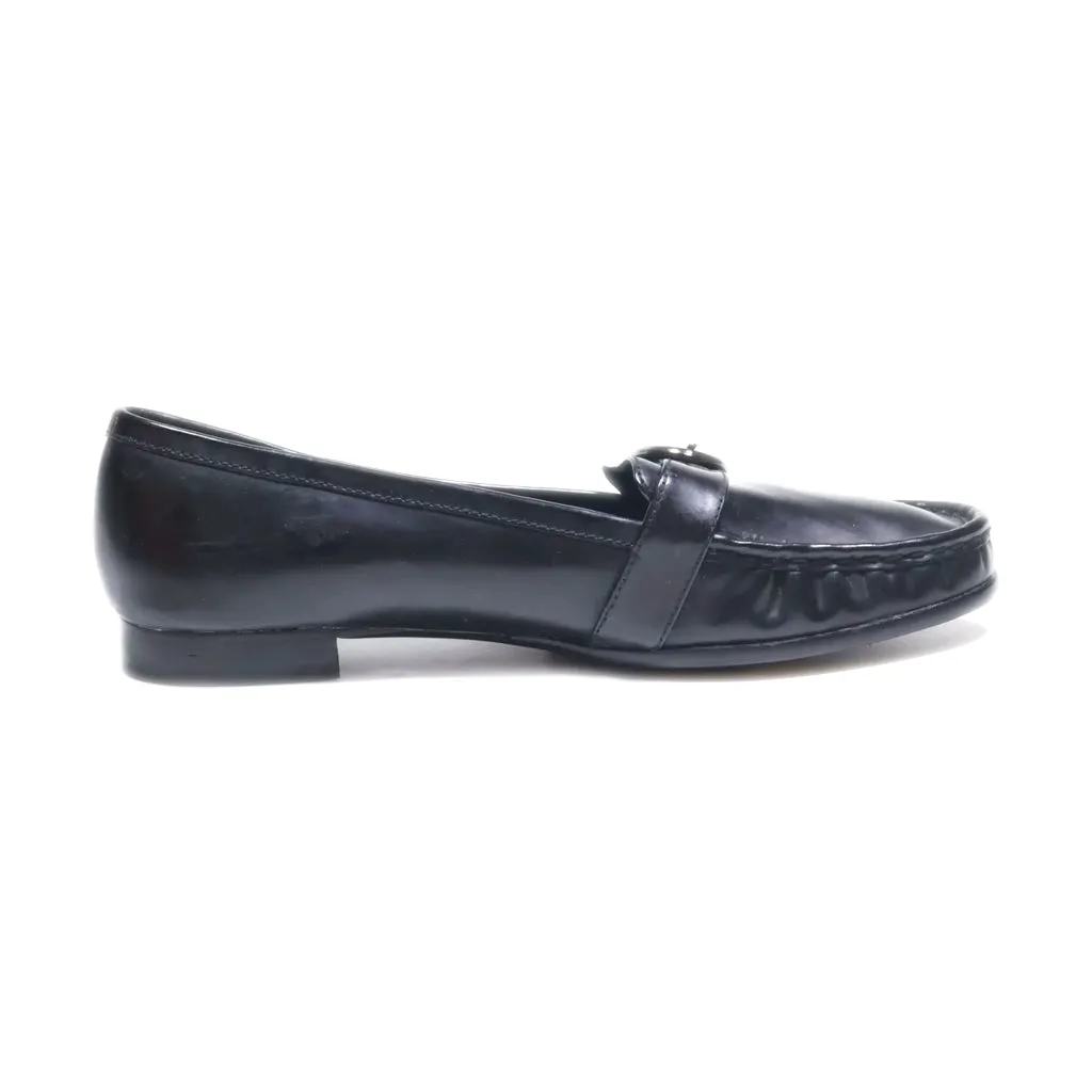 Esprit Loafers Leather Black Colour For Women