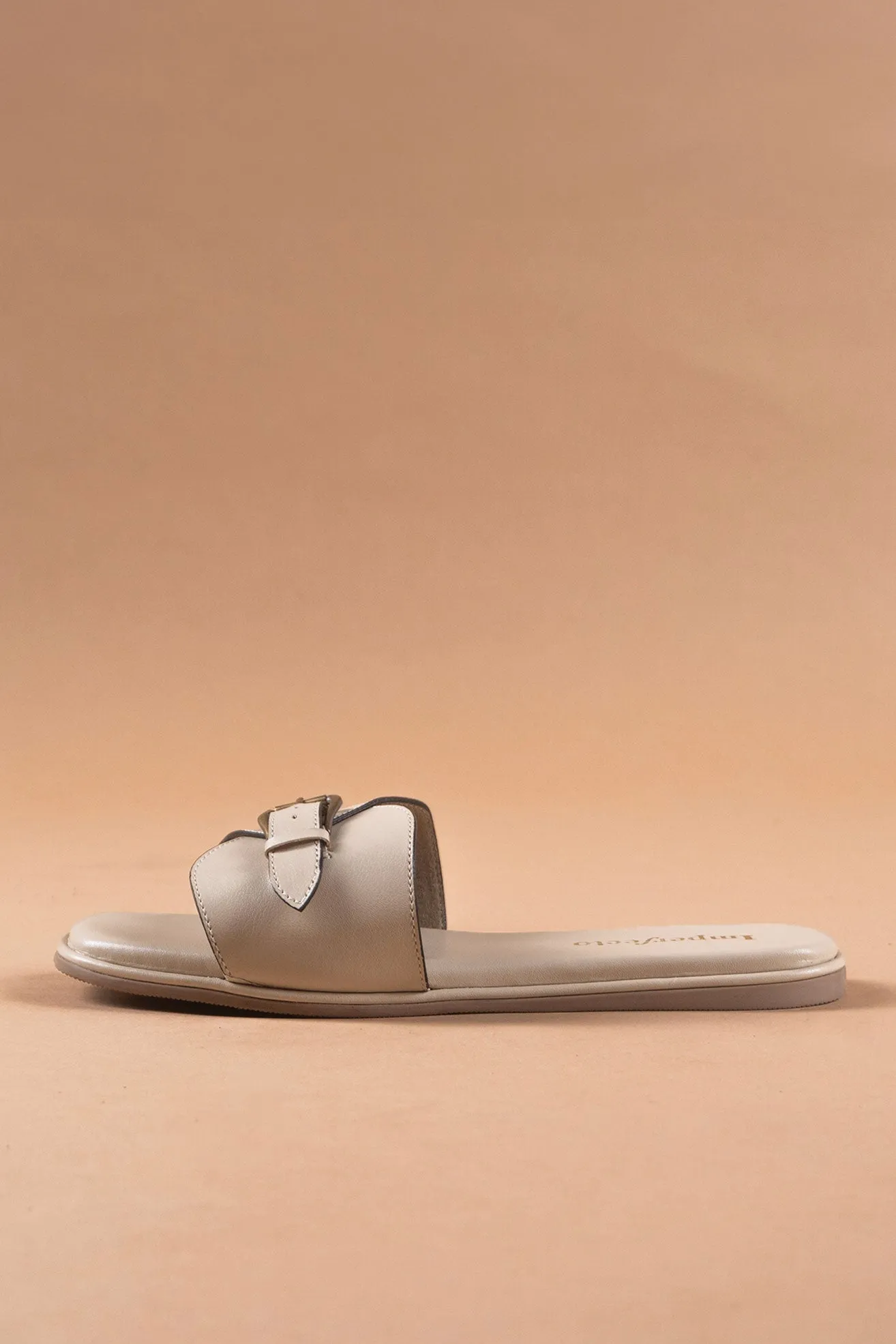 Ivory Chic Buckle Sandals