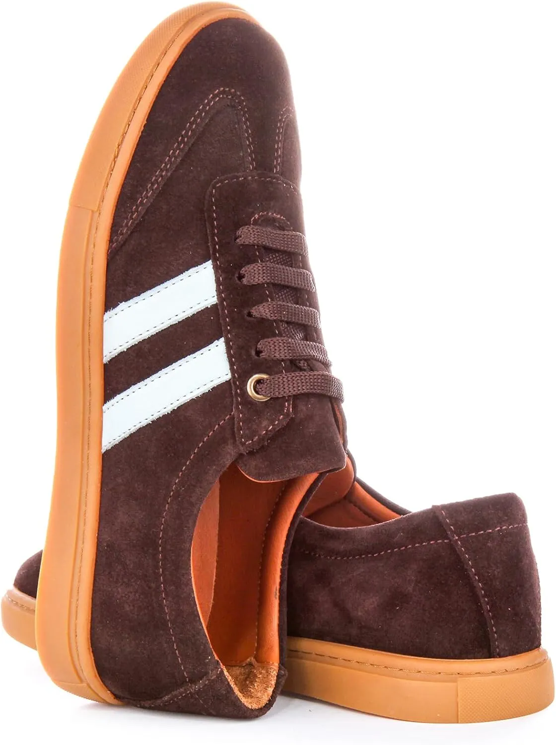 JUSTINREESS Women's Suede Trainers Sadie Retro Lace