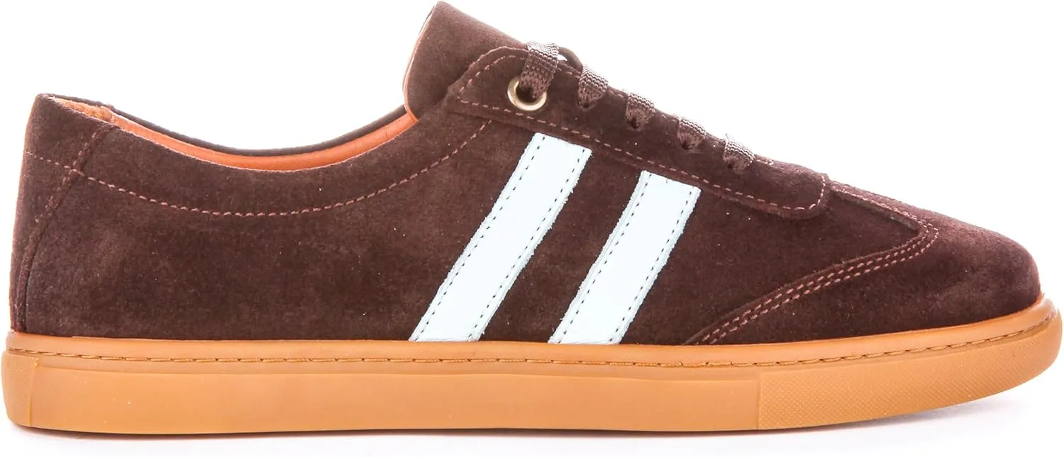 JUSTINREESS Women's Suede Trainers Sadie Retro Lace