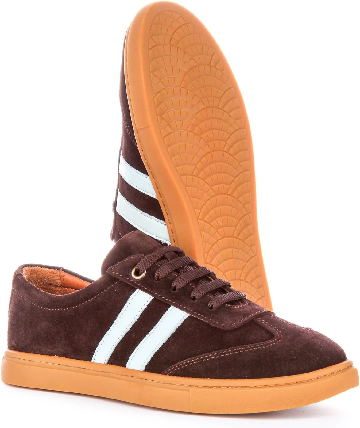 JUSTINREESS Women's Suede Trainers Sadie Retro Lace