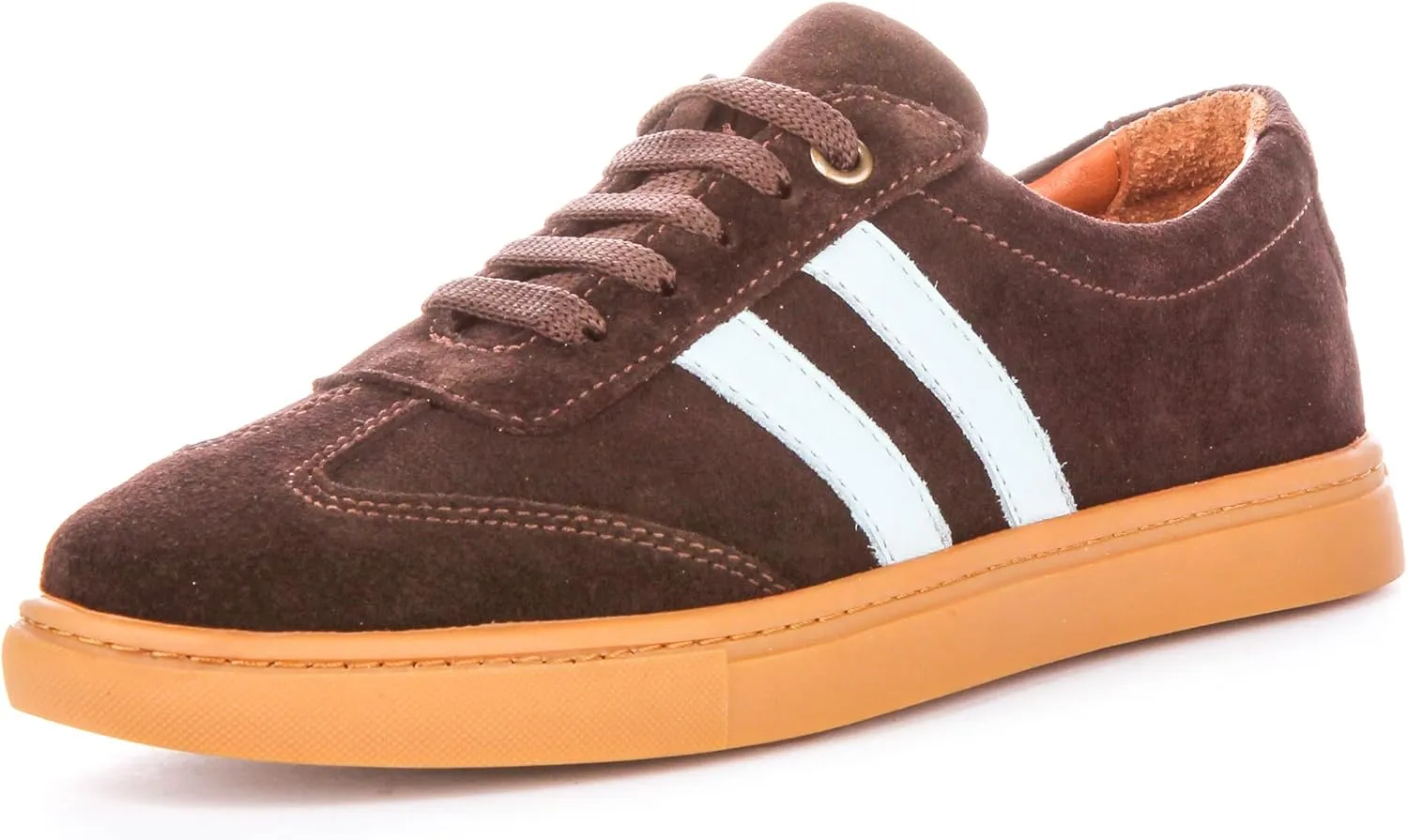 JUSTINREESS Women's Suede Trainers Sadie Retro Lace