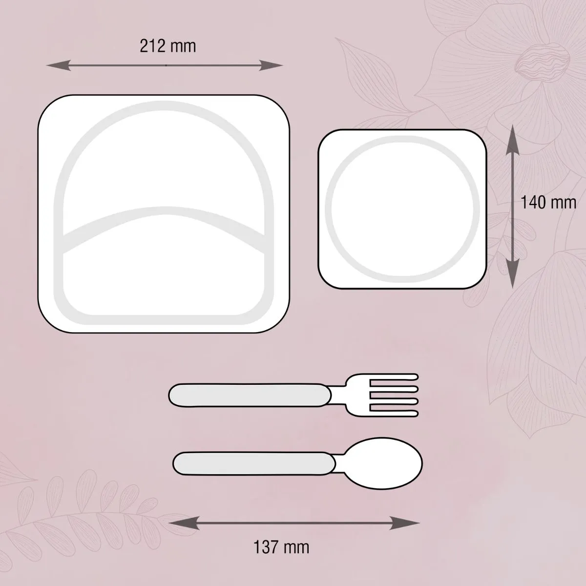 Kids Crocodile Meal Set