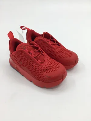 Nike Air Max 270 Child Size 9 Toddler Red Sneakers
