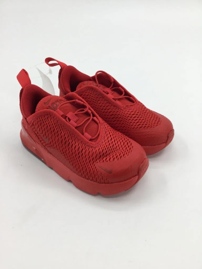 Nike Air Max 270 Child Size 9 Toddler Red Sneakers