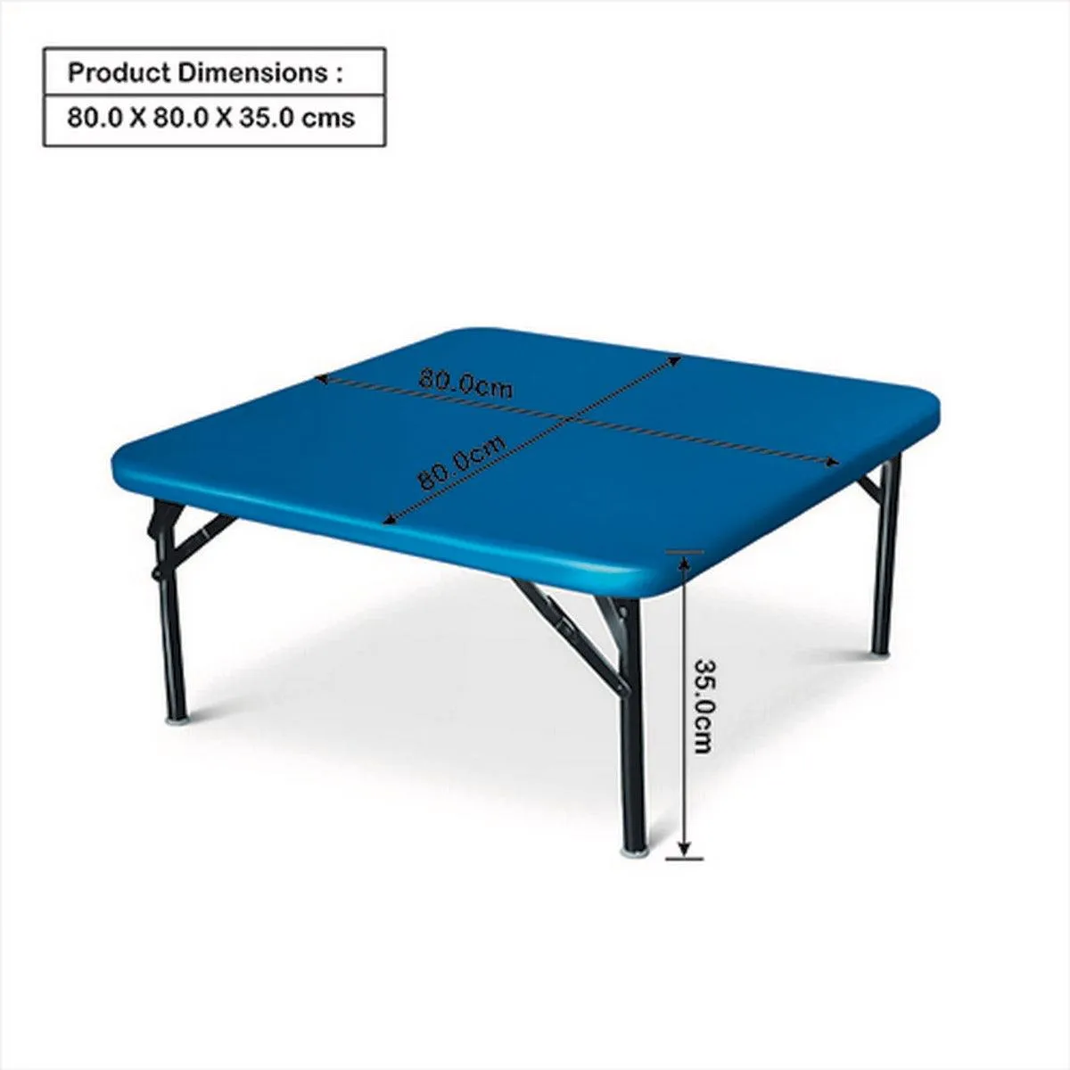 Ok Play Chowky, Designed & Crafted Table For Kids, Stool, Chowki, Study Table, Perfect For Home And School, Blue, 2 to 4 Years