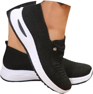 Orthopedic Shoes for Women, Women's Comfortable Walking Shoe Slip On Arch Support Sneakers Breathable Mesh Shoes