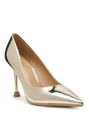 Poudre  Metallic Pointed Stilettos
