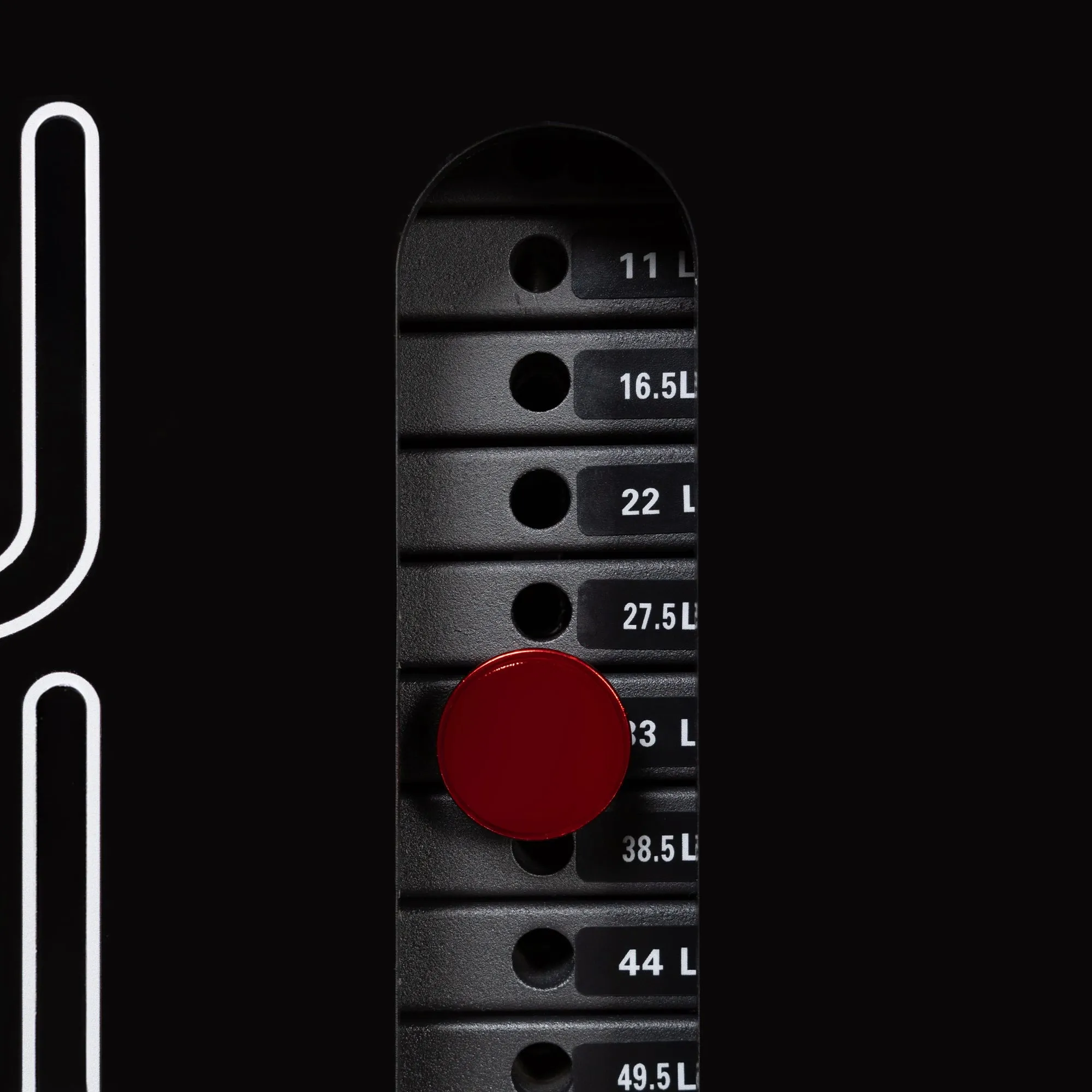 SpaceSmart Double Stack Wall-Mounted Functional Trainer, Black - Optimized for Compact Spaces