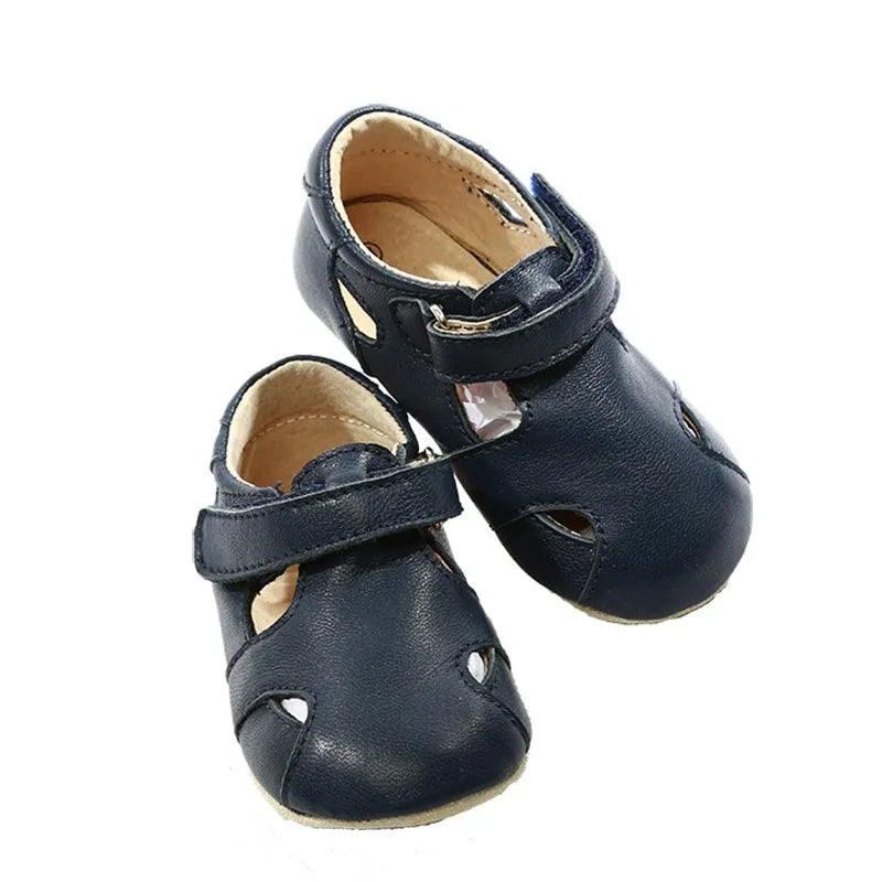Sunday Navy Baby and Toddler First/Pre Walker Sandals