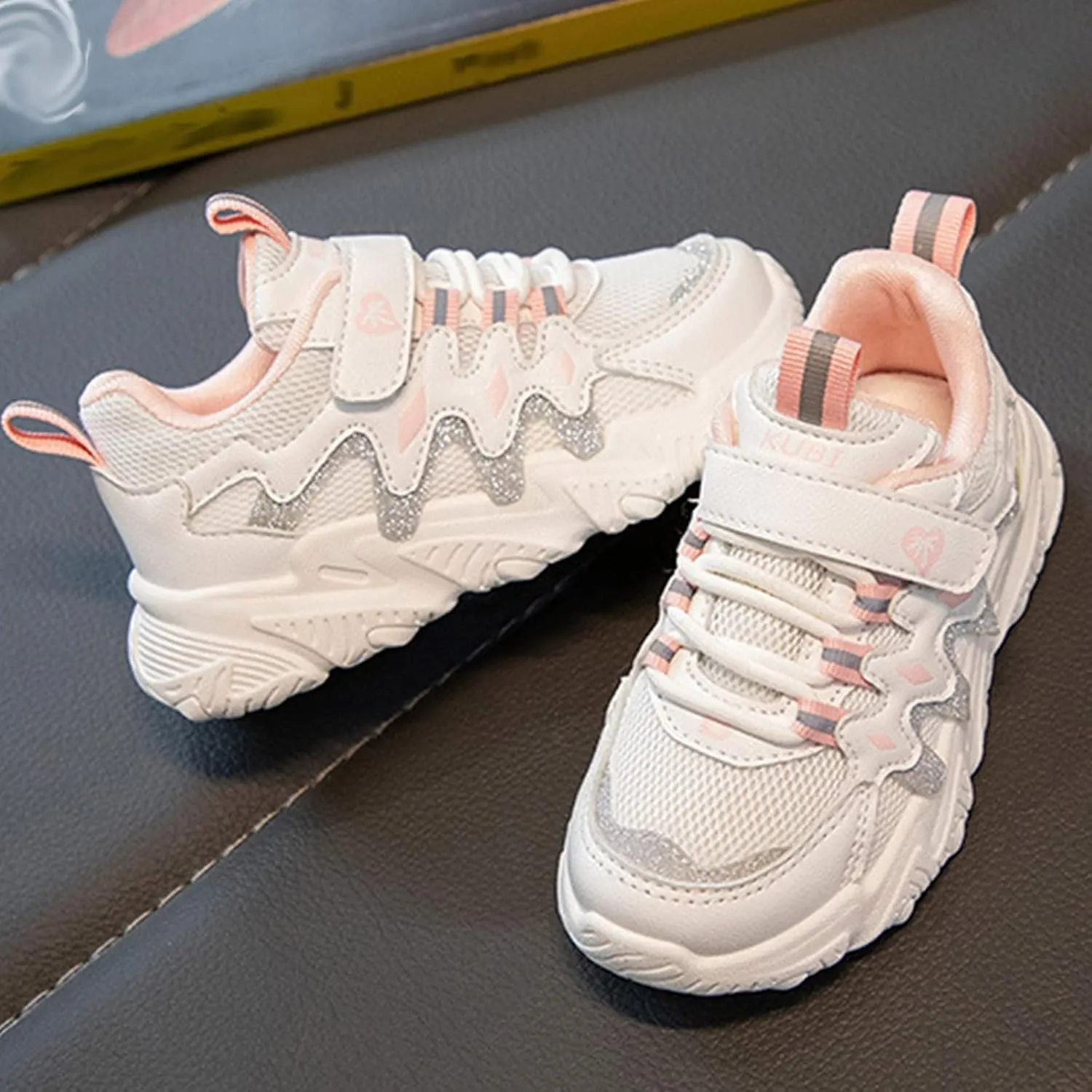 Toddler/Little Kid Running/Walking Shoes Boys Girls Thick Soft Sole Mesh Breathable Comfortable Sports Sneakers