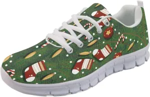 Wanyint Print Women's Sneakers Work Running Comfortable Jogging Shoes Lace-up Shoes