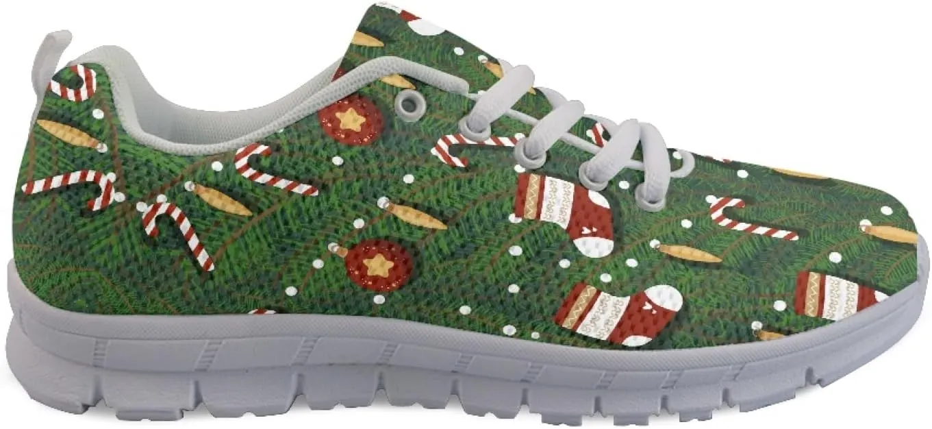 Wanyint Print Women's Sneakers Work Running Comfortable Jogging Shoes Lace-up Shoes