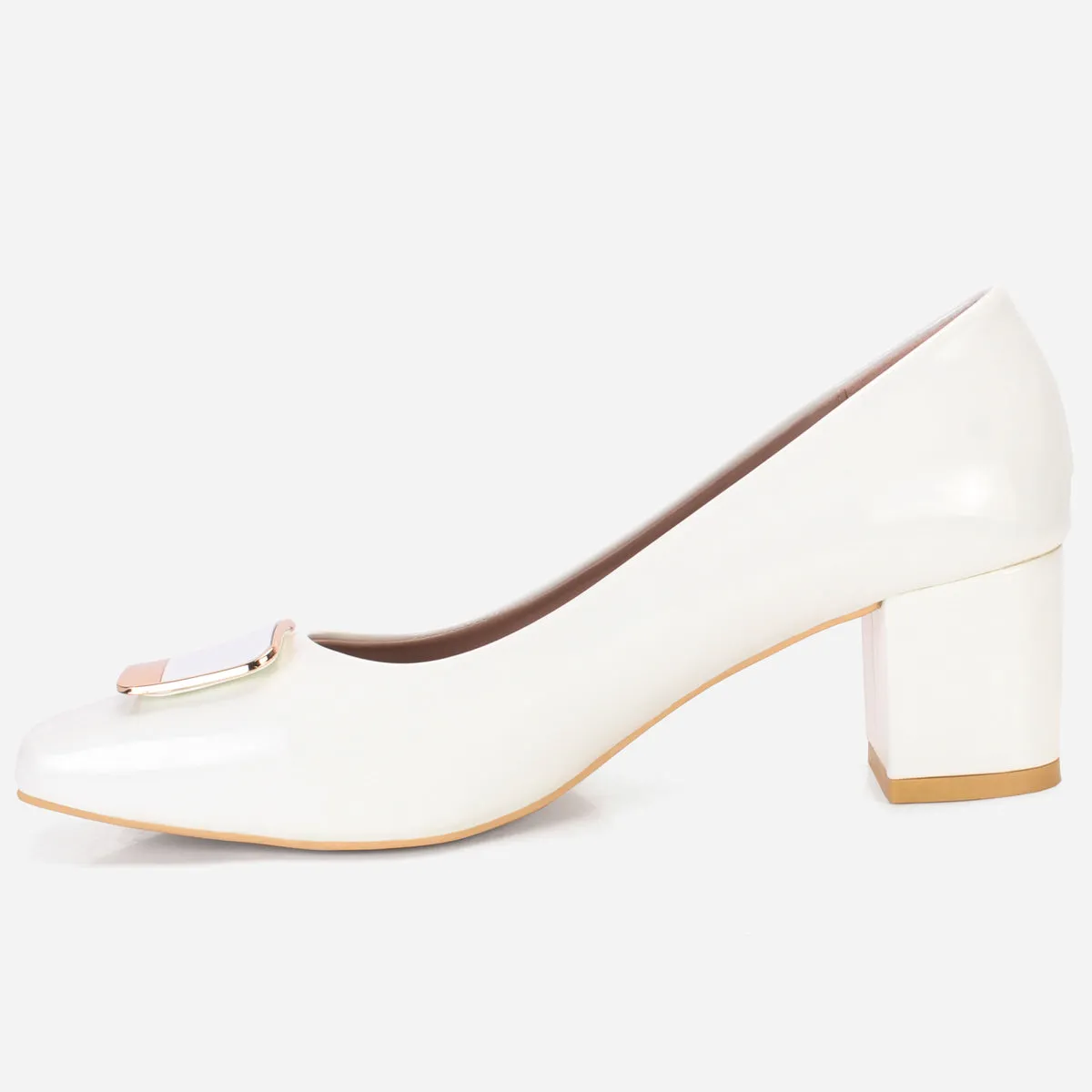 Women's "ZOALA" Block Heeled Slip on Courts